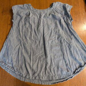 Free People Chambray Tunic Top